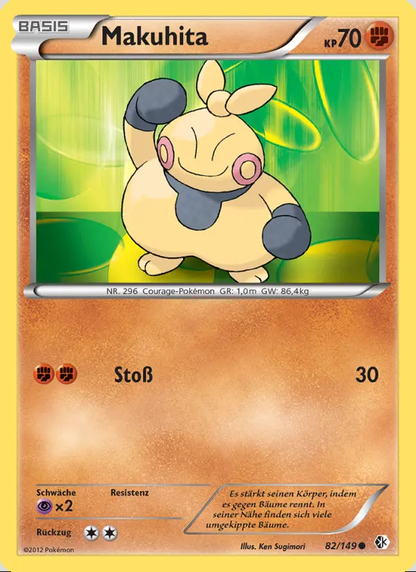 Image of the card Makuhita