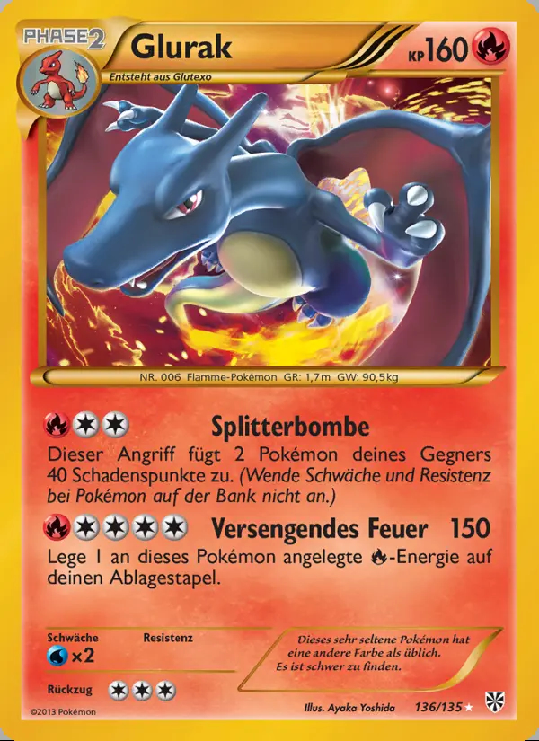 Image of the card Glurak