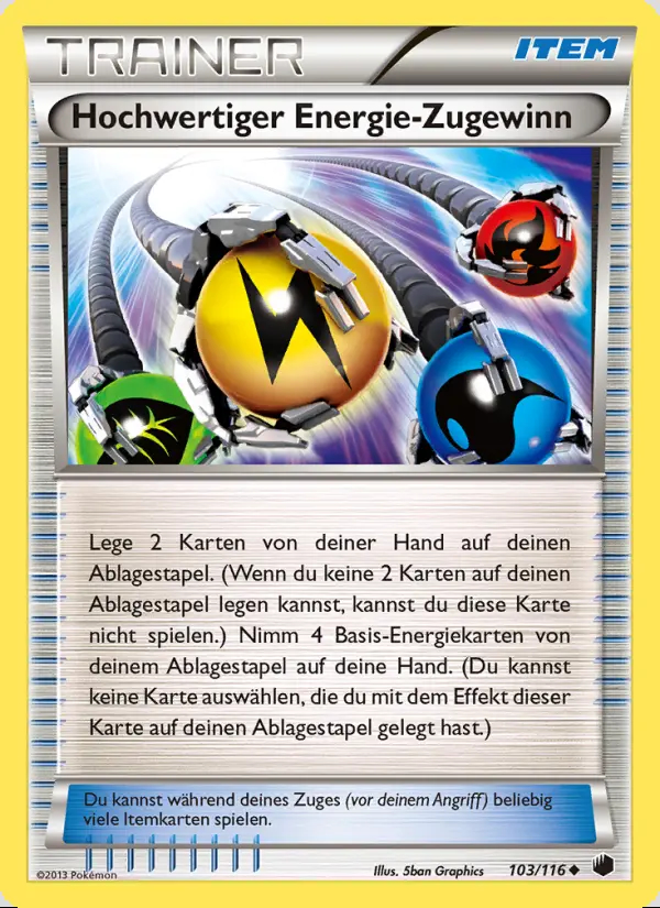 Image of the card Überragender Energie-Zugewinn