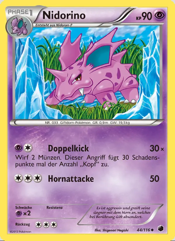 Image of the card Nidorino
