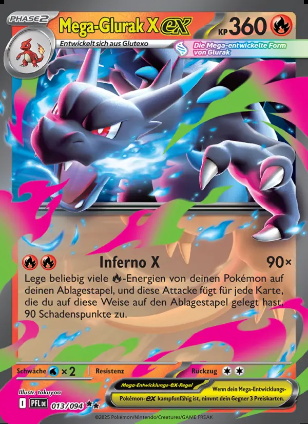 Image of the card Mega-Glurak X-ex