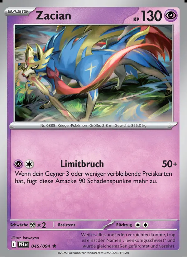 Image of the card Zacian