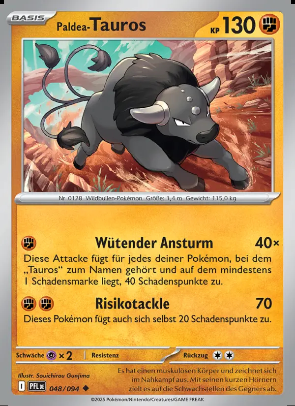 Image of the card Paldea-Tauros