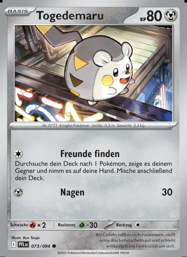 Image of the card Togedemaru
