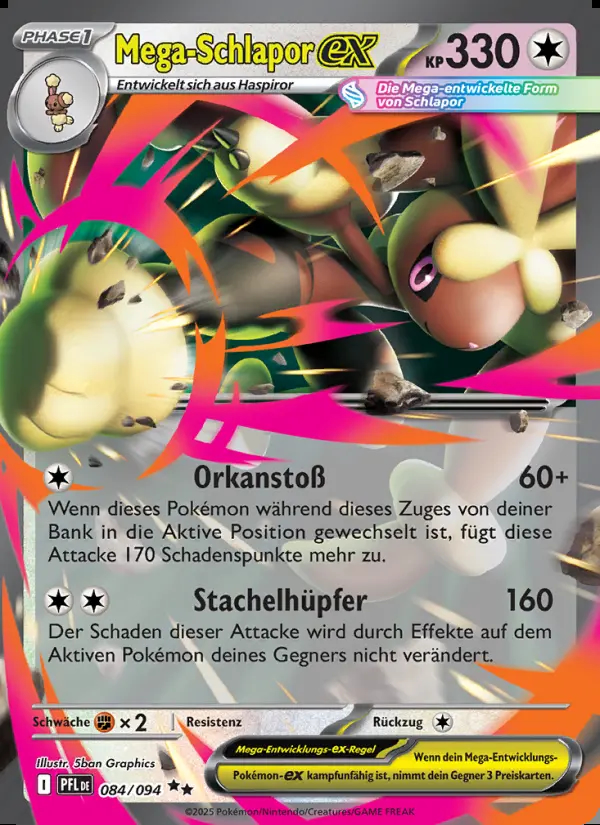 Image of the card Mega-Schlapor-ex
