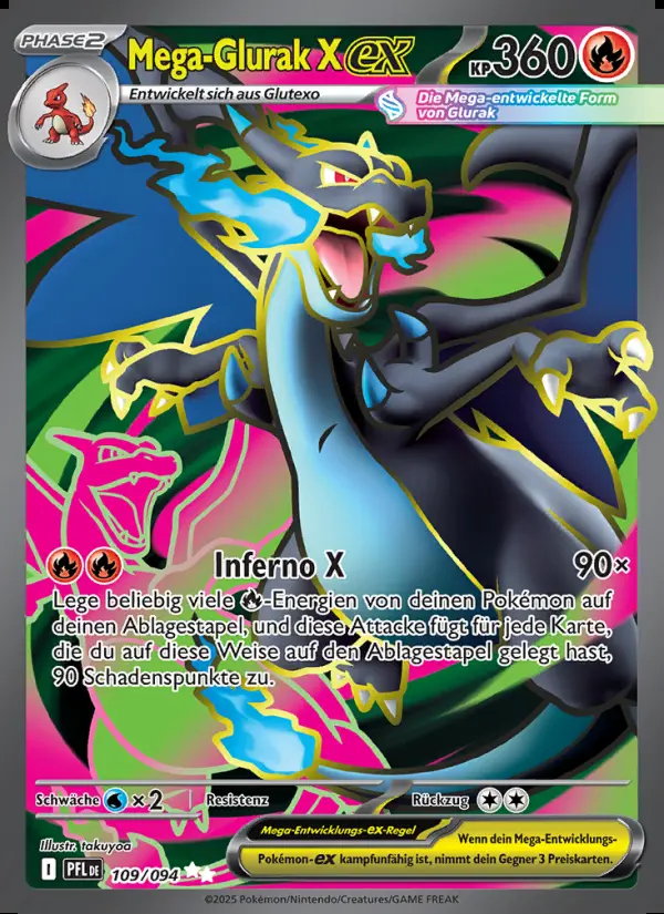 Image of the card Mega-Glurak X-ex
