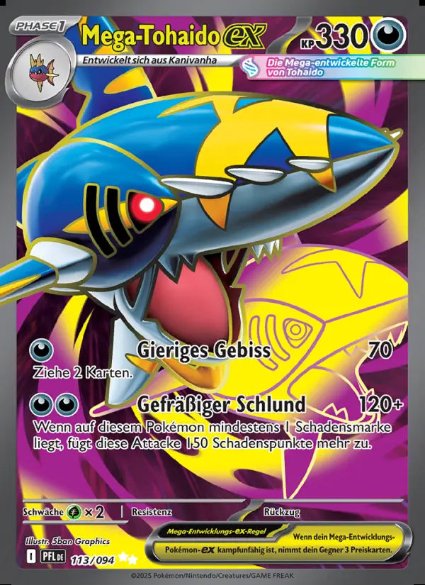 Image of the card Mega-Tohaido-ex
