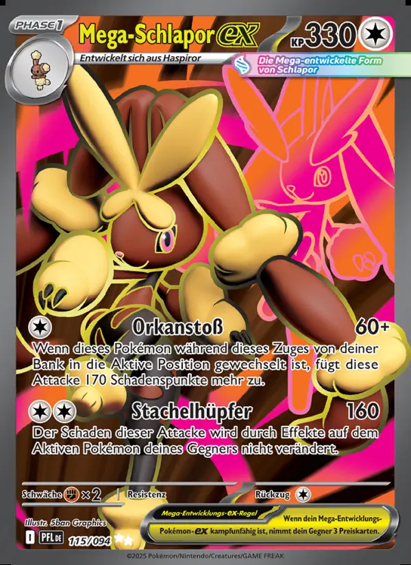 Image of the card Mega-Schlapor-ex