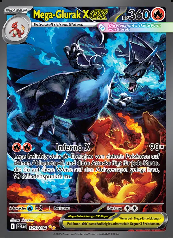 Image of the card Mega-Glurak X-ex