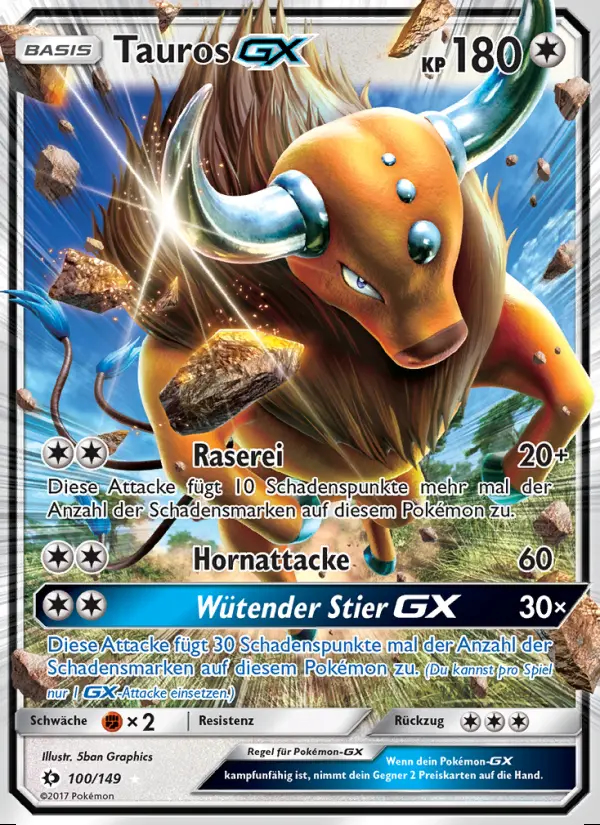 Image of the card Tauros GX