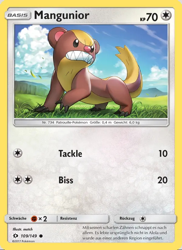 Image of the card Mangunior