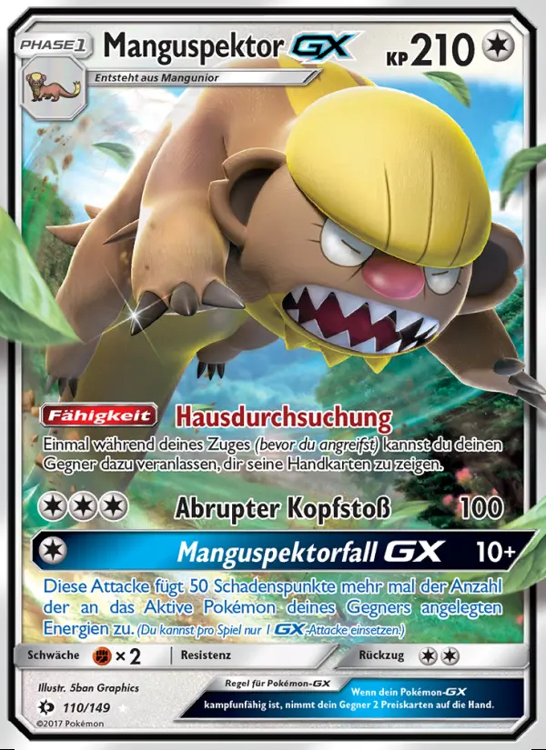 Image of the card Manguspektor GX