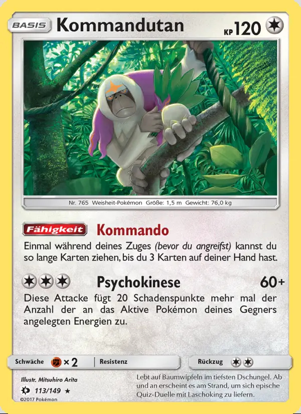 Image of the card Kommandutan