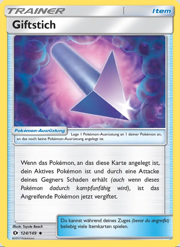 Image of the card Giftstich
