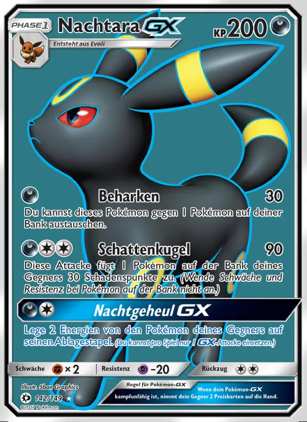 Image of the card Nachtara GX