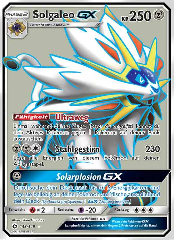 Image of the card Solgaleo GX