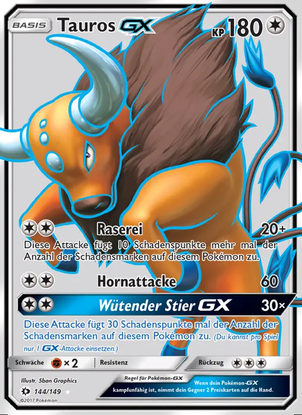 Image of the card Tauros GX