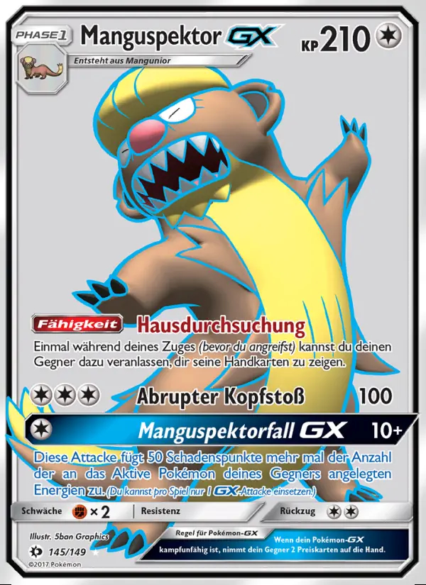 Image of the card Manguspektor GX