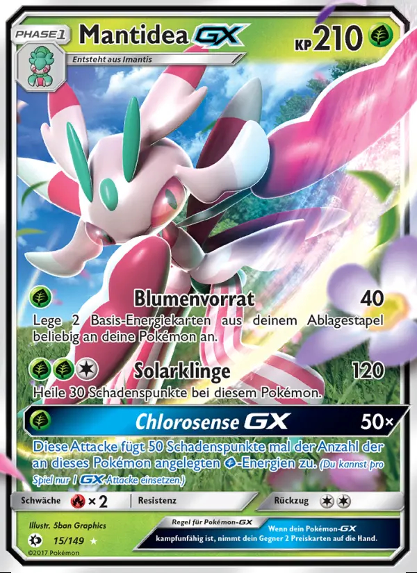 Image of the card Mantidea GX