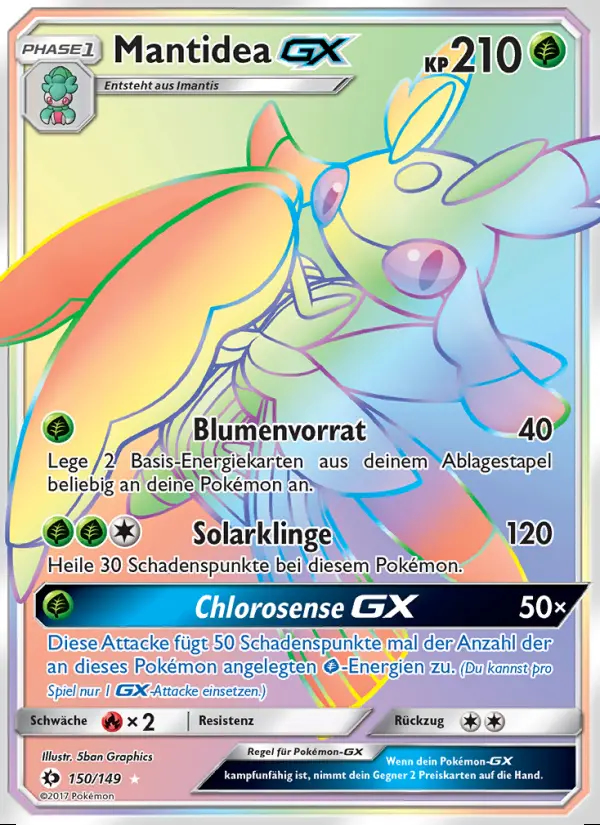 Image of the card Mantidea GX