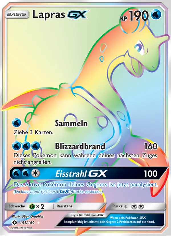 Image of the card Lapras GX