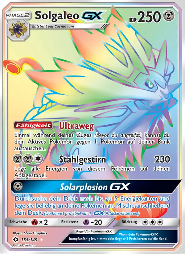 Image of the card Solgaleo GX