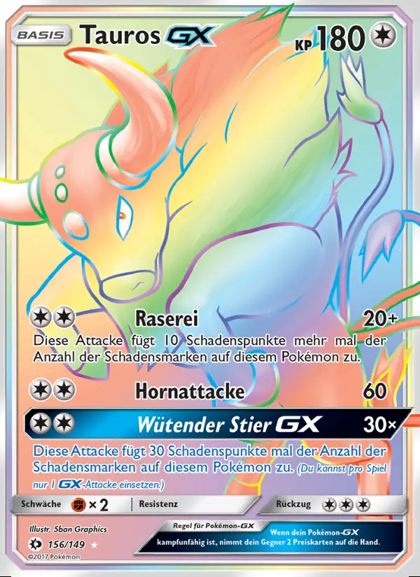 Image of the card Tauros GX