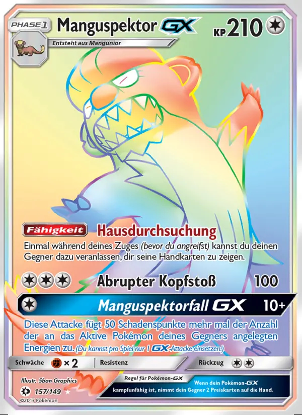 Image of the card Manguspektor GX
