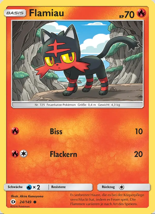 Image of the card Flamiau