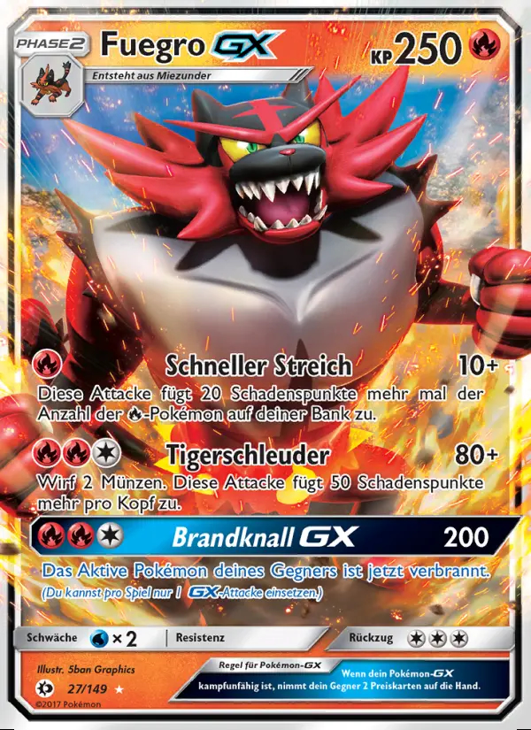 Image of the card Fuegro GX