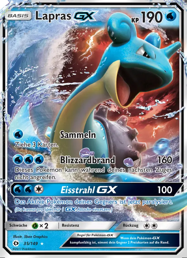 Image of the card Lapras GX