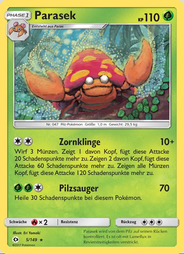 Image of the card Parasek