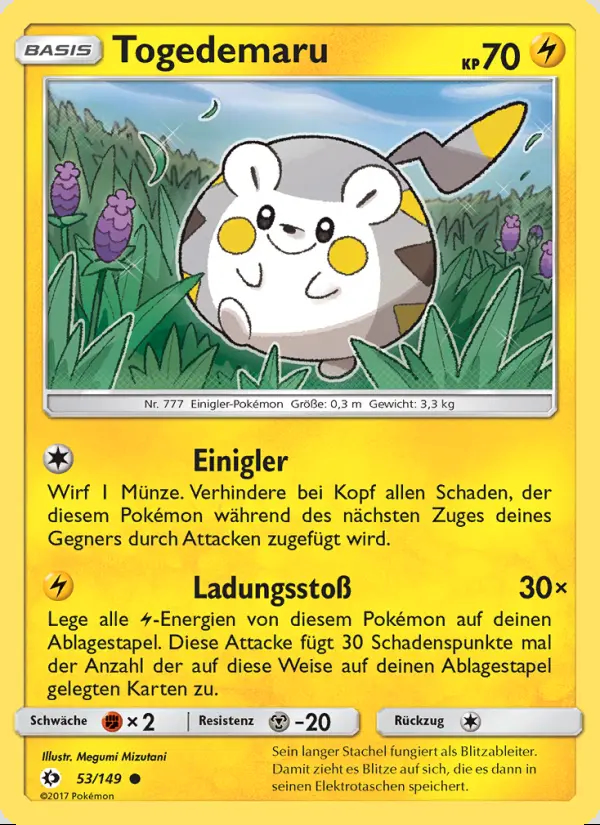 Image of the card Togedemaru