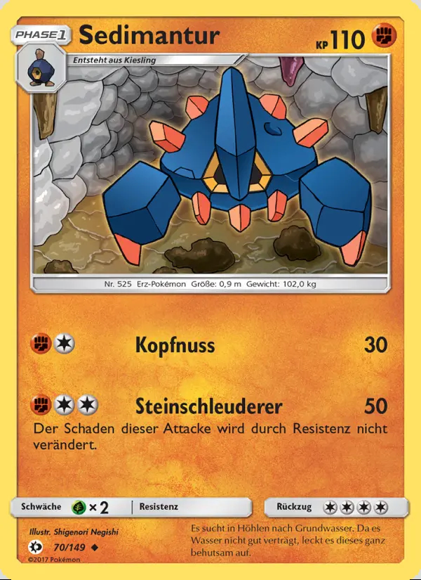 Image of the card Sedimantur