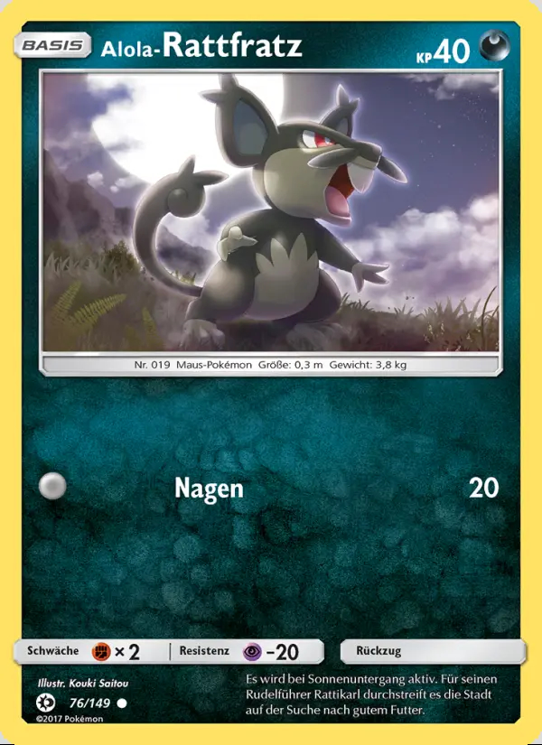 Image of the card Alola-Rattfratz