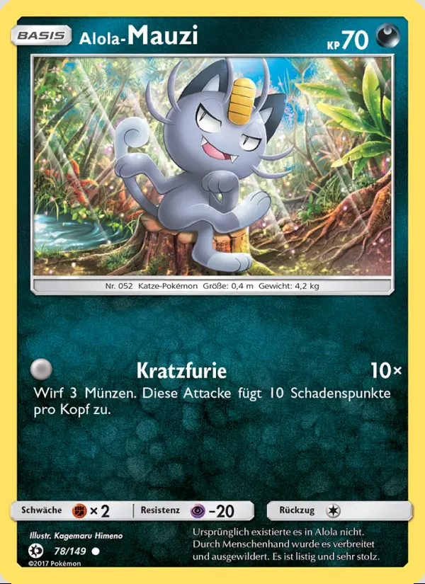 Image of the card Alola-Mauzi