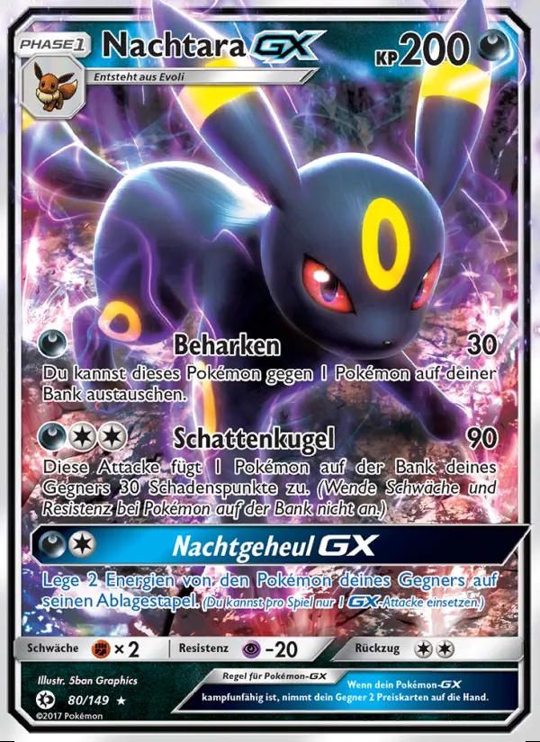 Image of the card Nachtara GX