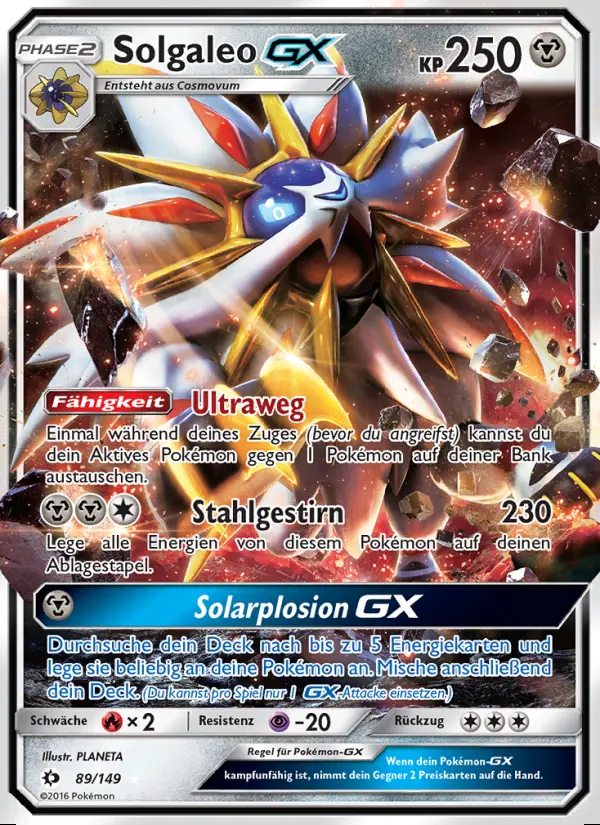 Image of the card Solgaleo GX
