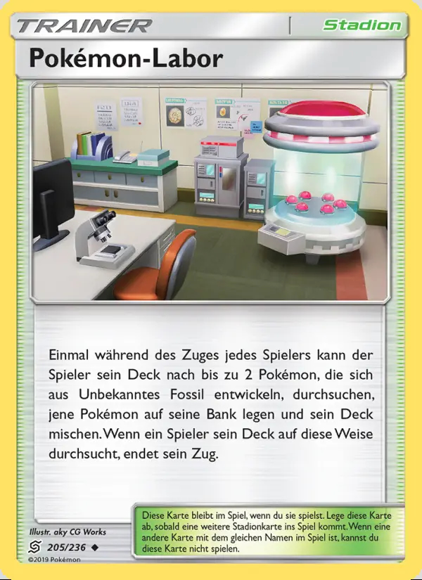 Image of the card Pokémon-Labor