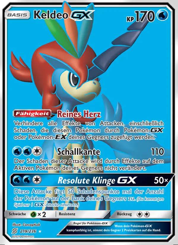 Image of the card Keldeo GX