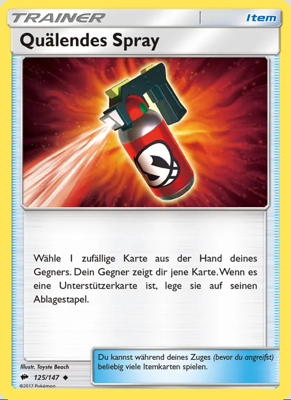 Image of the card Quälendes Spray
