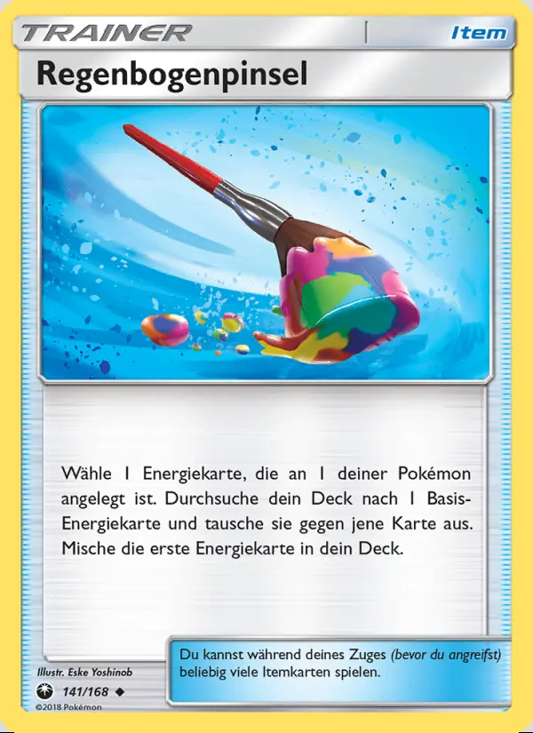 Image of the card Regenbogenpinsel