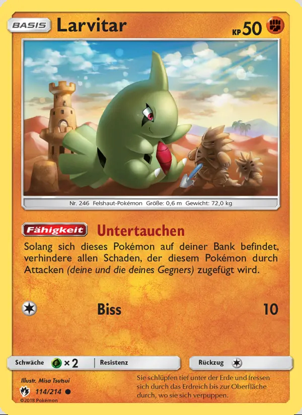 Image of the card Larvitar