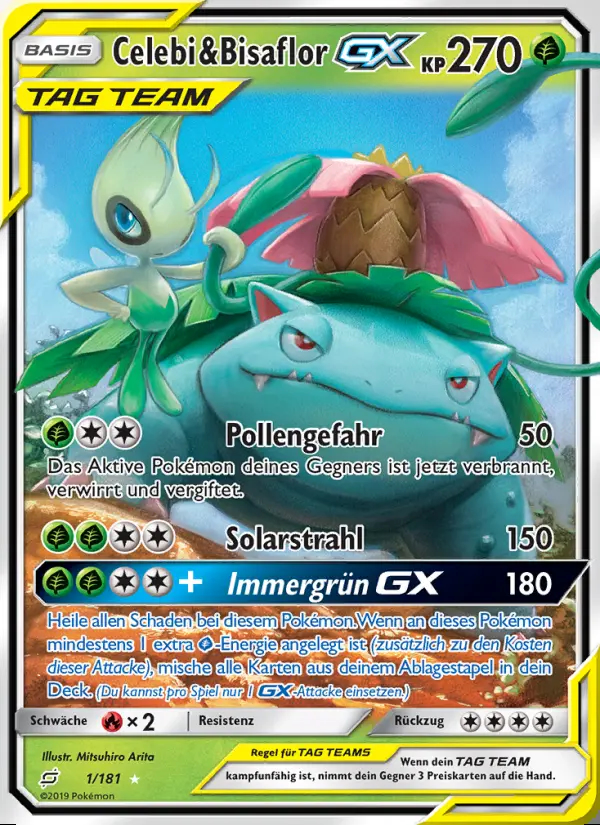 Image of the card Celebi & Bisaflor GX