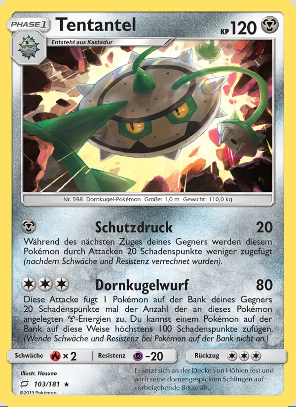Image of the card Tentantel