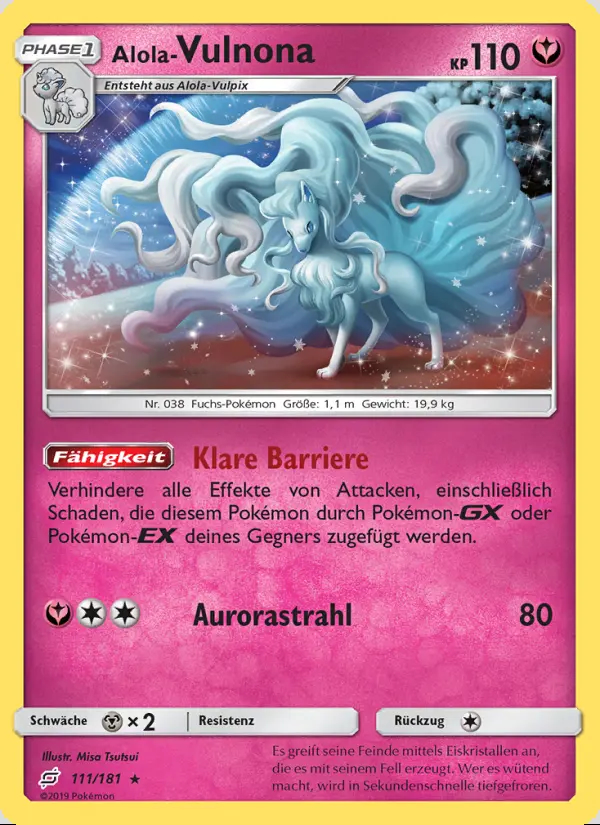 Image of the card Alola Vulnona