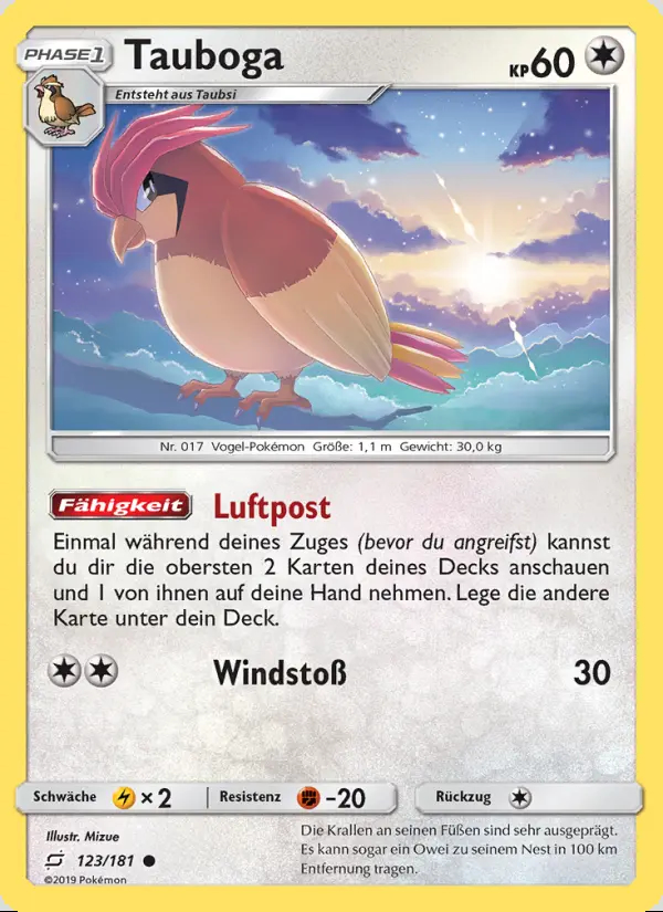 Image of the card Tauboga
