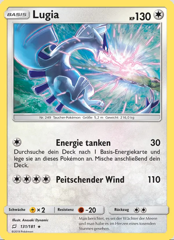 Image of the card Lugia