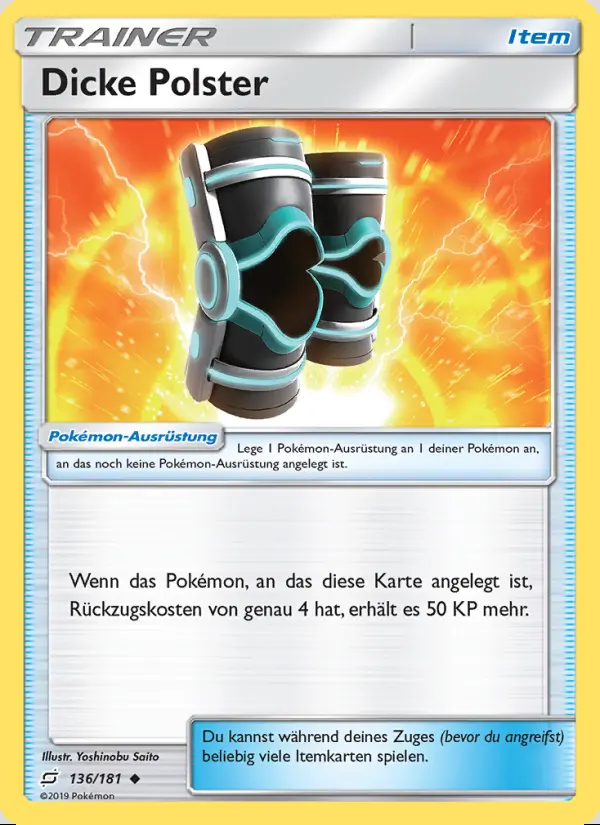 Image of the card Dicke Polster