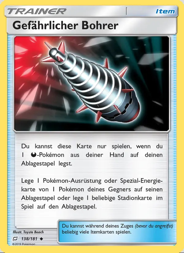 Image of the card Gefährlicher Bohrer